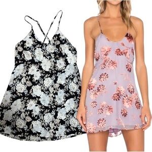 For Love & Lemons Marina Floral Mini Dress XS